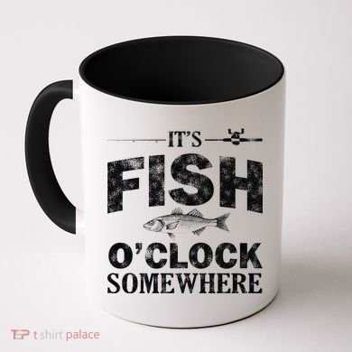 It's Fish O'Clock Somewhere Funny Coffee Mug