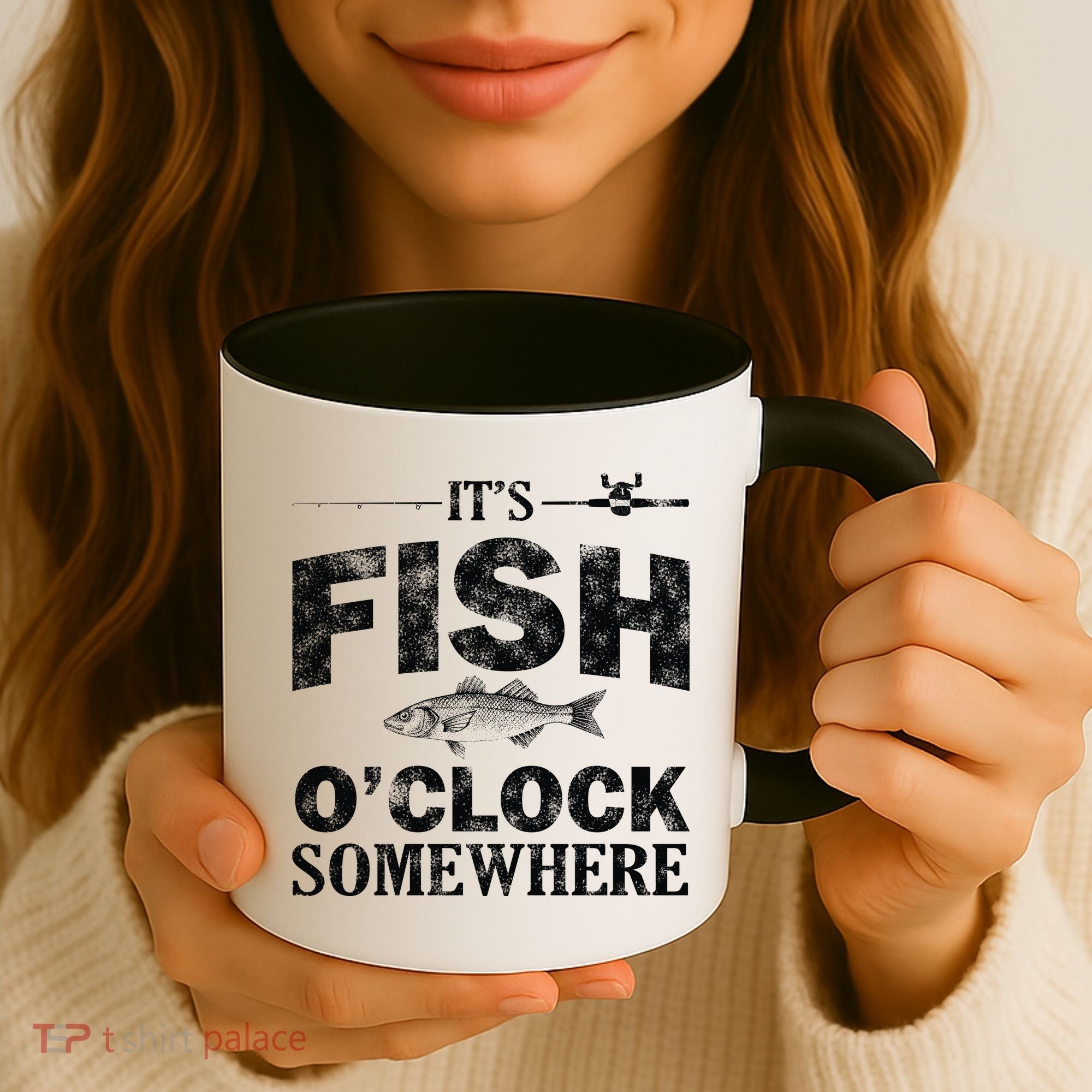 It's Fish O'Clock Somewhere Funny Coffee Mug