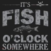 It's Fish O'Clock Somewhere Funny Beanie thumb 2