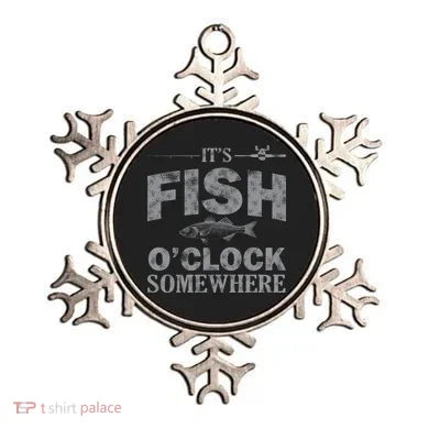 It's Fish O'Clock Somewhere Funny Ornament