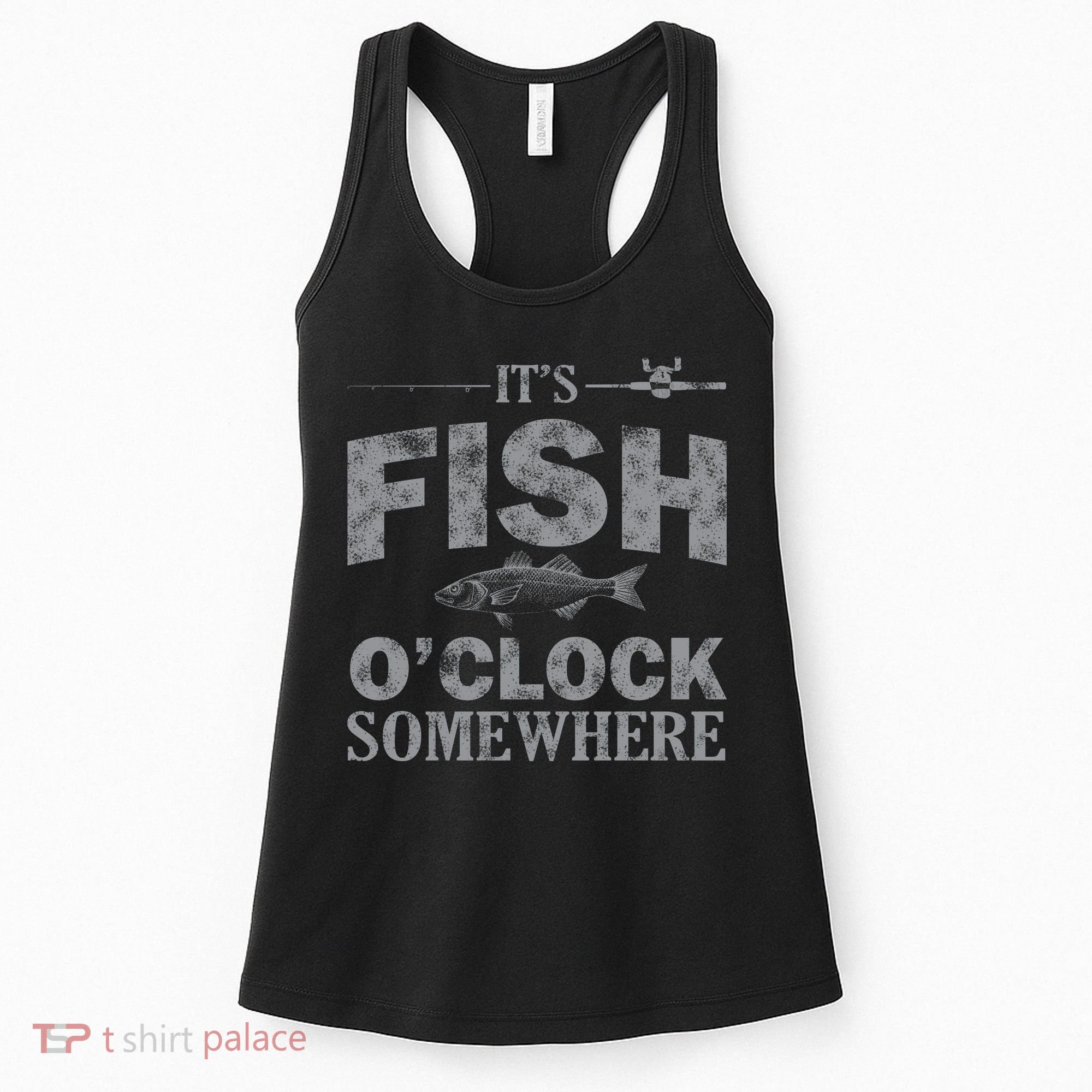 It's Fish O'Clock Somewhere Funny Women's Tank Top