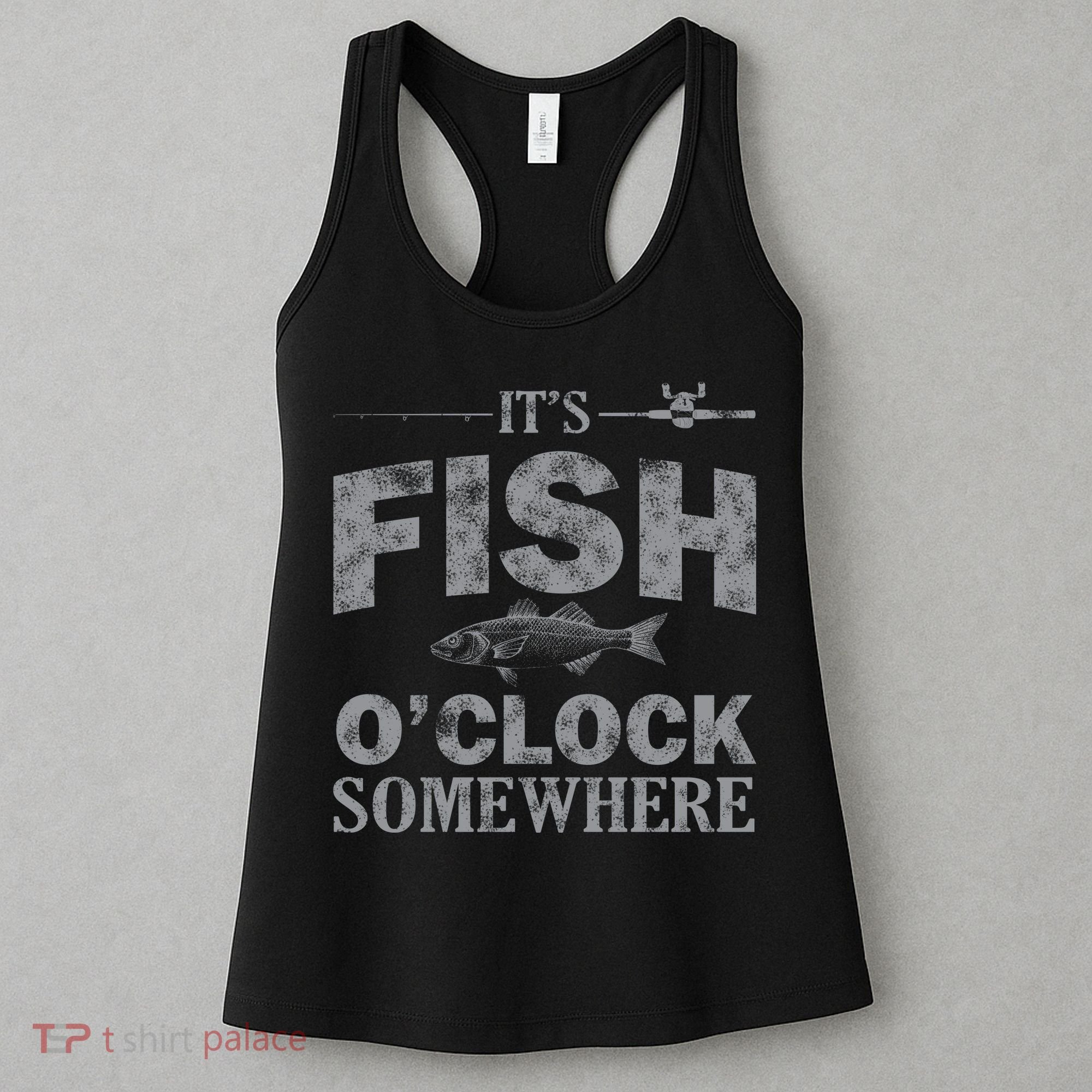 It's Fish O'Clock Somewhere Funny Women's Tank Top