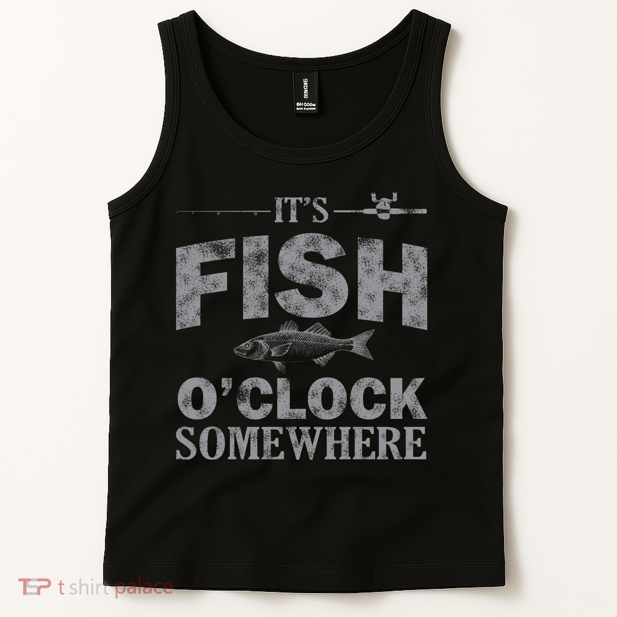 It's Fish O'Clock Somewhere Funny Tank Top