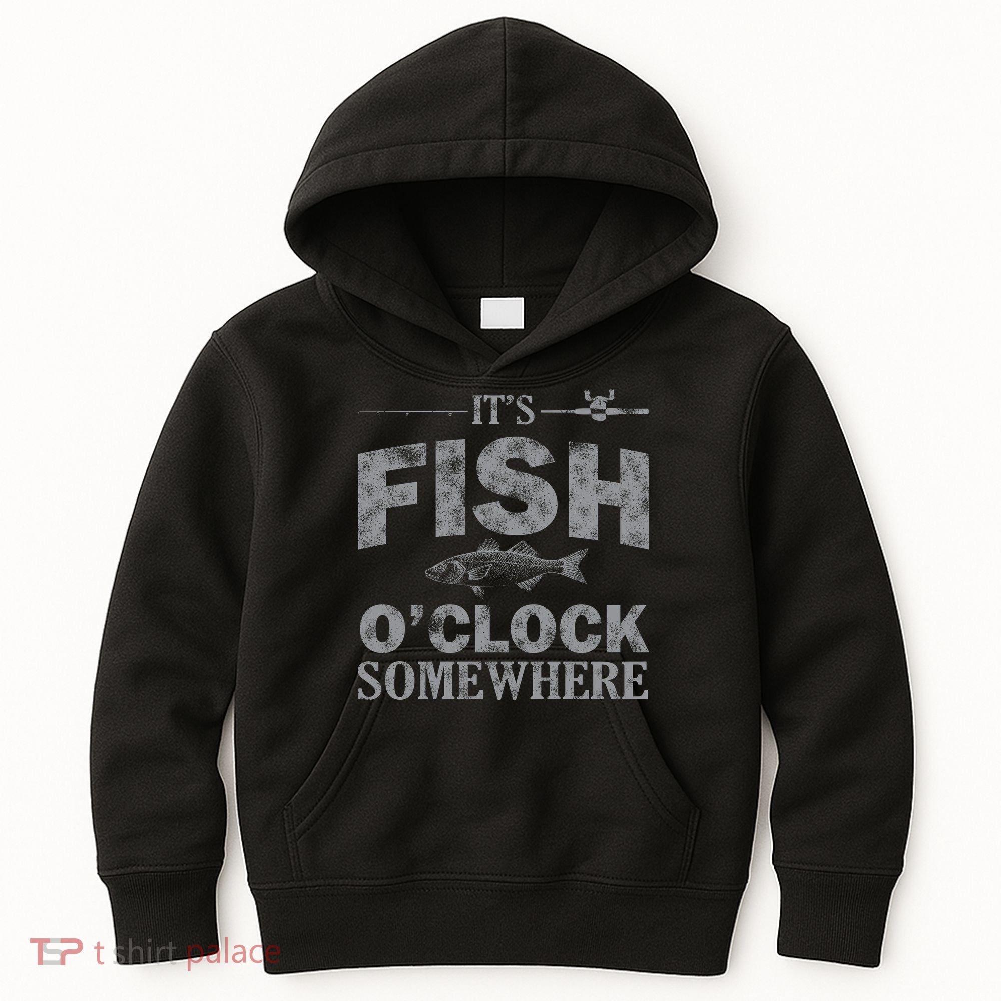 It's Fish O'Clock Somewhere Funny Kids Hoodie
