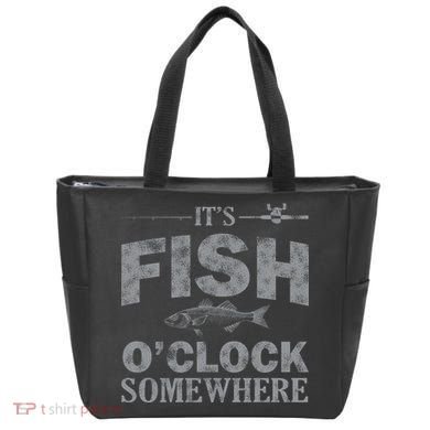 It's Fish O'Clock Somewhere Funny Tote Bag