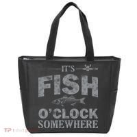 It's Fish O'Clock Somewhere Funny Tote Bag thumb 0