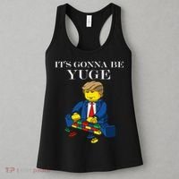 It's Going To Be YUGE - Trump Build a Wall Women's Tank Top thumb 3