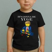 It's Going To Be YUGE - Trump Build a Wall Toddler T-Shirt thumb 2