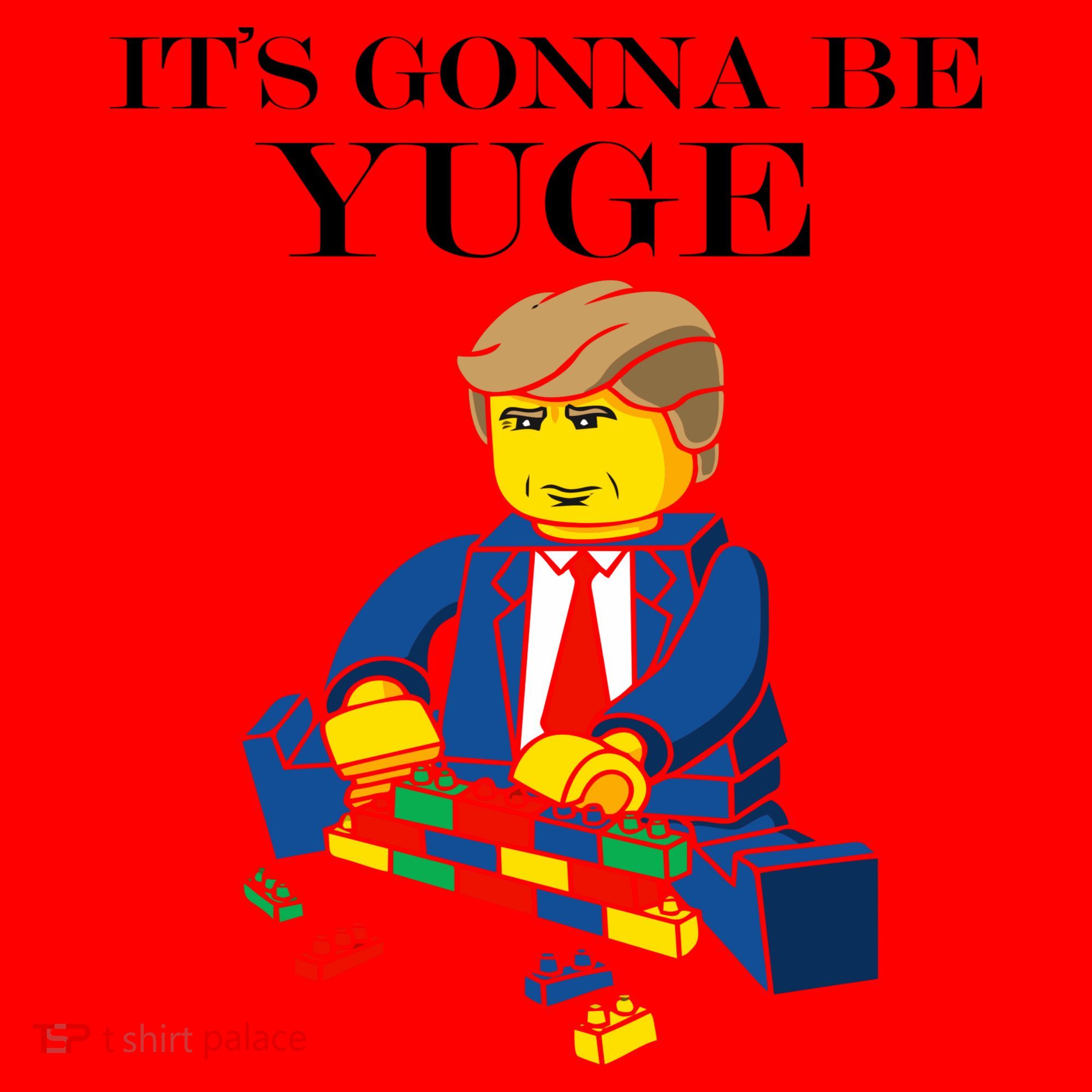 It's Going To Be YUGE - Trump Build a Wall Santa Hat