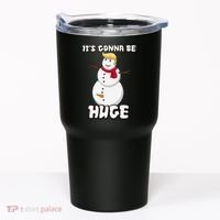 It's Gonna Be Huge Trump Christmas Snowman Tumbler thumb 0