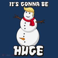 It's Gonna Be Huge Trump Christmas Snowman Sweatshirt thumb 3