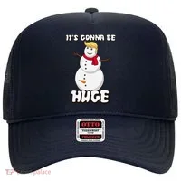 It's Gonna Be Huge Trump Christmas Snowman Hat thumb 0