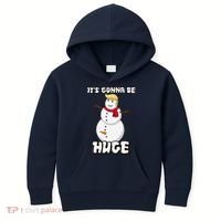 It's Gonna Be Huge Trump Christmas Snowman Kids Hoodie thumb 0
