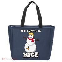 It's Gonna Be Huge Trump Christmas Snowman Tote Bag thumb 0