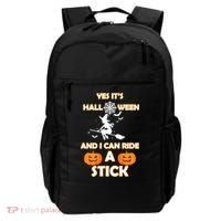 Its Halloween & I Can Ride a Stick Witch Backpack thumb 0