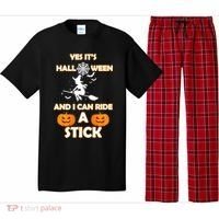 Its Halloween & I Can Ride a Stick Witch Pajama Set thumb 0