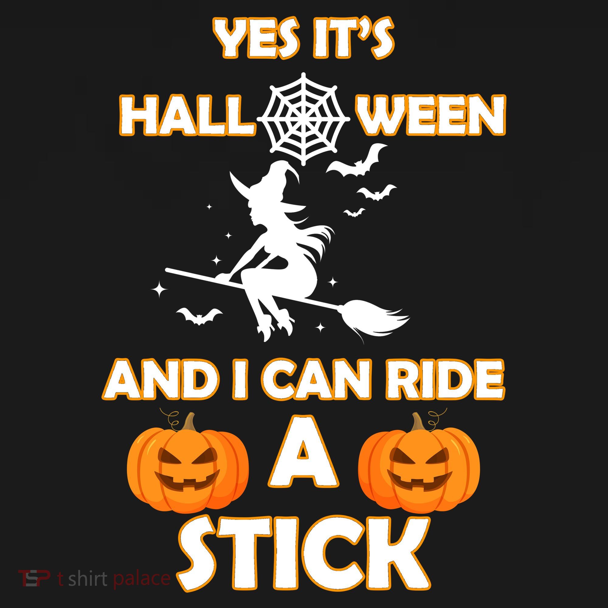 Its Halloween & I Can Ride a Stick Witch Pajama Set