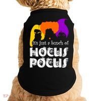 It's Just A Bunch of Hocus Pocus Halloween Doggie Tank thumb 0