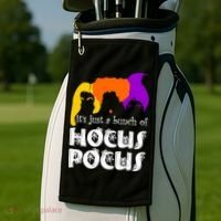 It's Just A Bunch of Hocus Pocus Halloween Golf Towel thumb 2