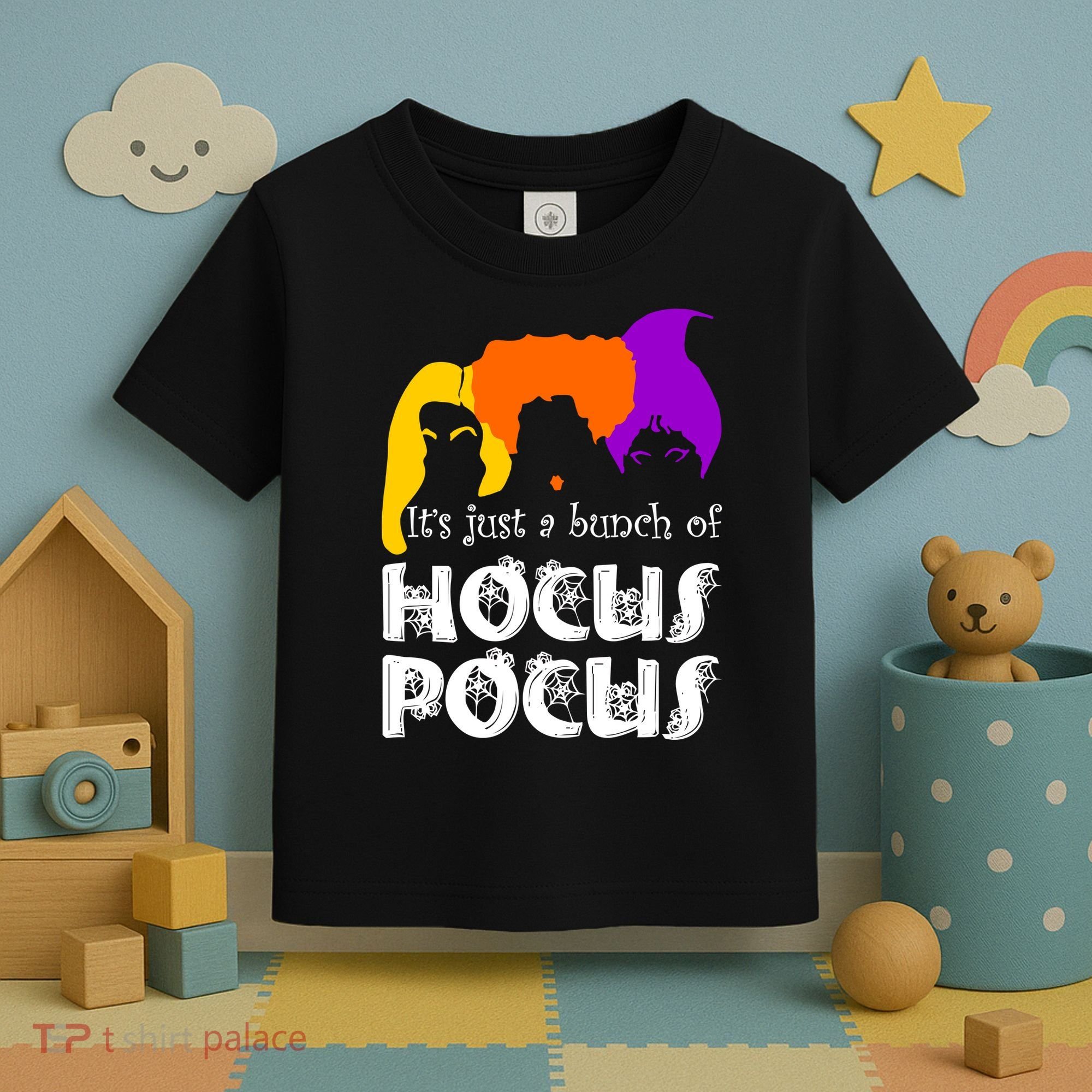 It's Just A Bunch of Hocus Pocus Halloween Toddler T-Shirt