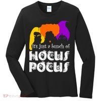 It's Just A Bunch of Hocus Pocus Halloween Women's Long Sleeve Shirt thumb 0