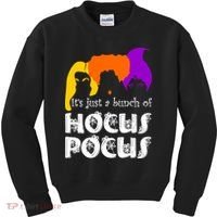 It's Just A Bunch of Hocus Pocus Halloween Kids Sweatshirt thumb 0