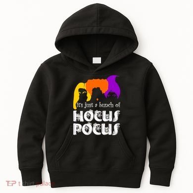 It's Just A Bunch of Hocus Pocus Halloween Kids Hoodie