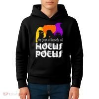 It's Just A Bunch of Hocus Pocus Halloween Kids Hoodie thumb 4