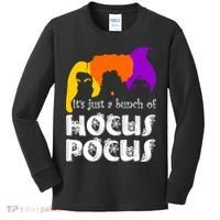 It's Just A Bunch of Hocus Pocus Halloween Kids Long Sleeve Shirt thumb 0