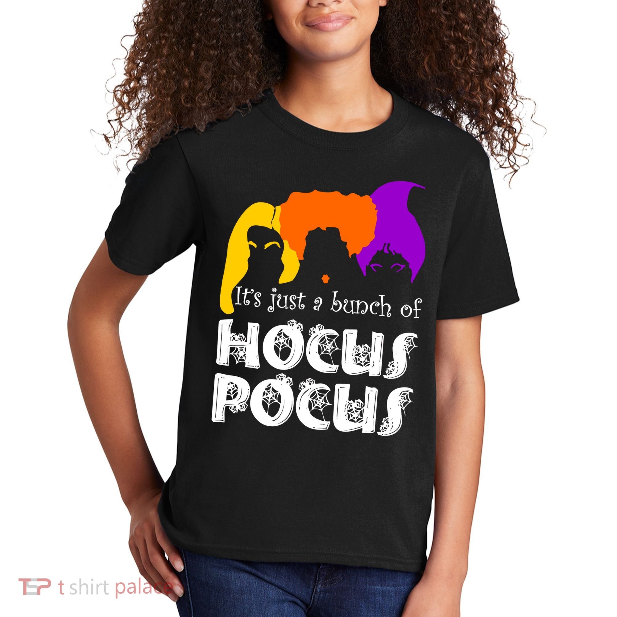 It's Just A Bunch of Hocus Pocus Halloween Kids T-Shirt