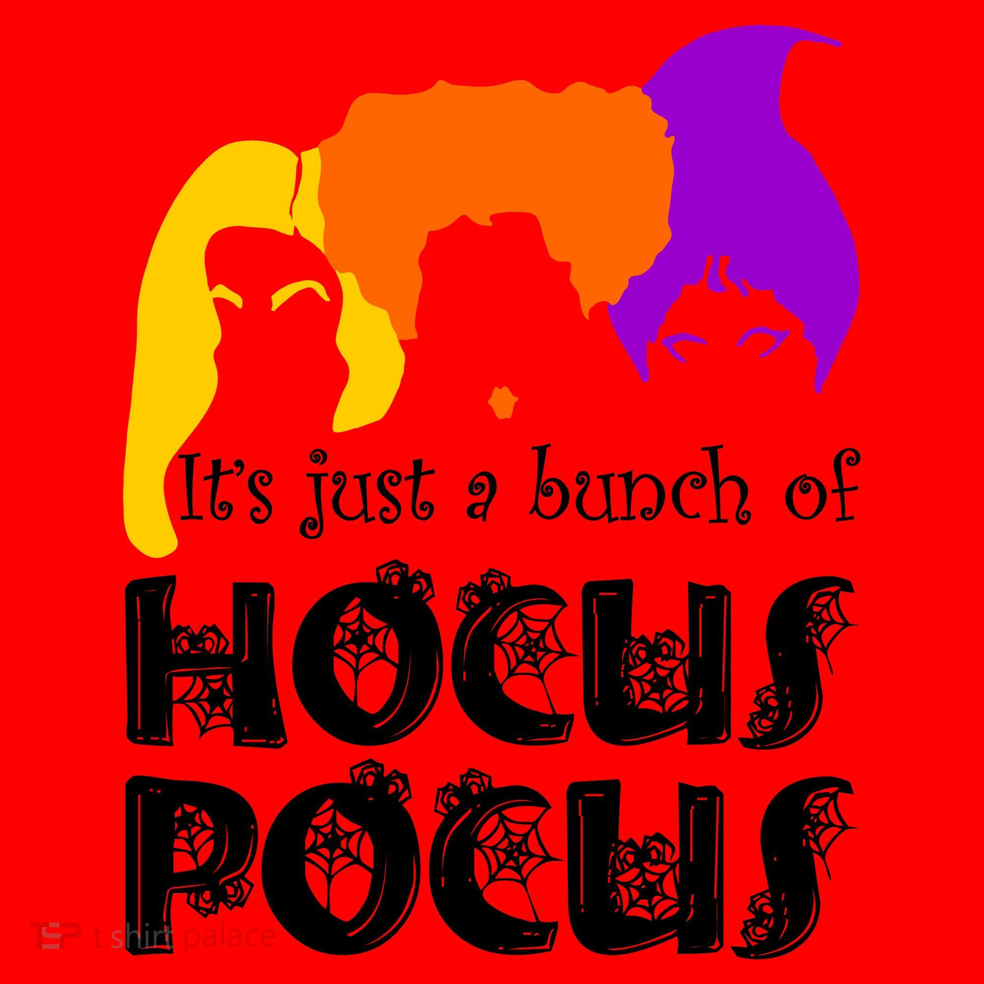 It's Just A Bunch of Hocus Pocus Halloween Santa Hat