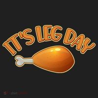 It's Leg Day Funny Thanksgiving Beanie thumb 2