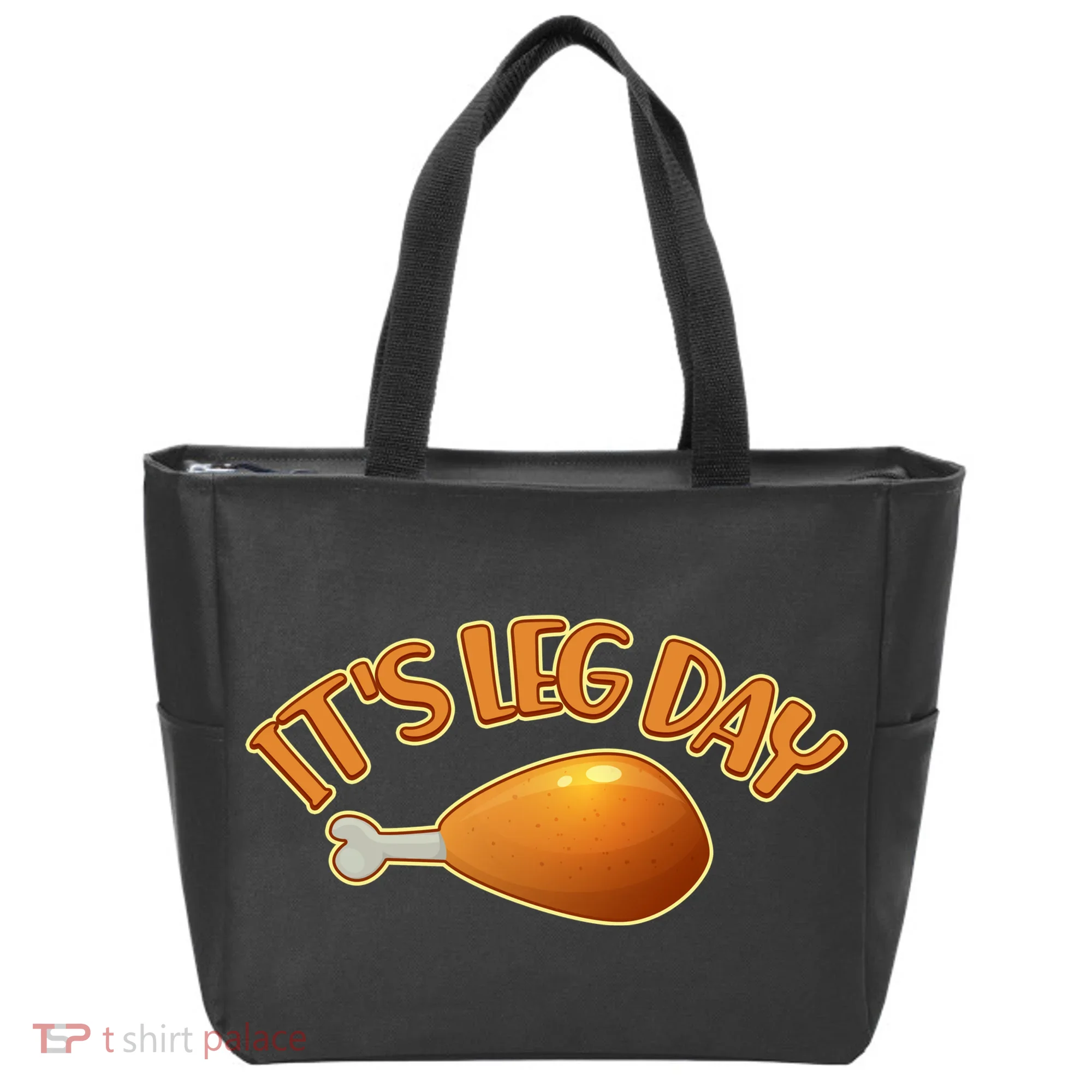 It's Leg Day Funny Thanksgiving Tote Bag