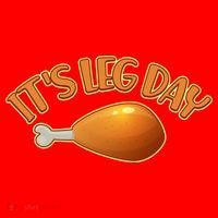 It's Leg Day Funny Thanksgiving Santa Hat thumb 1