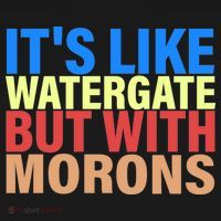 It's Like Watergate But With Morons Apron thumb 3