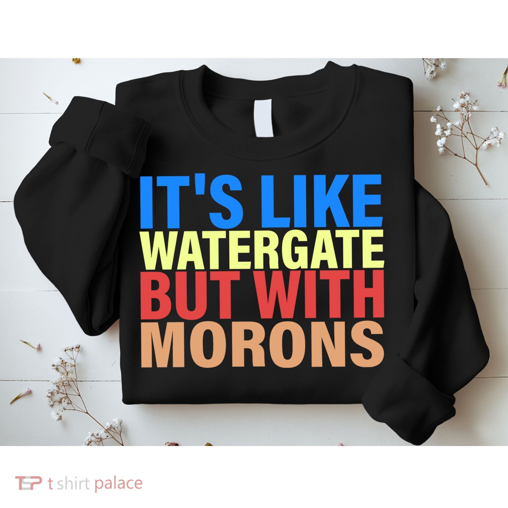 It's Like Watergate But With Morons Sweatshirt