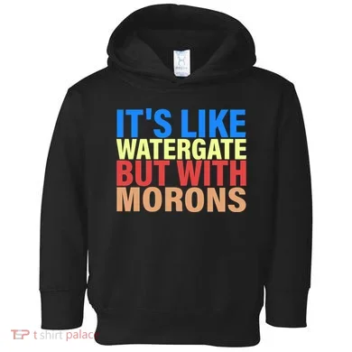 It's Like Watergate But With Morons Toddler Hoodie