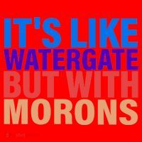 It's Like Watergate But With Morons Santa Hat thumb 1