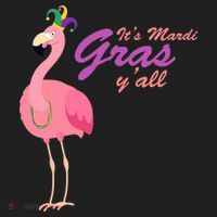 IT's Mardi Gras Flamingo Women's Sweatshirt thumb 2