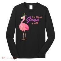 IT's Mardi Gras Flamingo Long Sleeve Shirt thumb 0