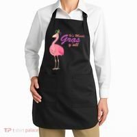 IT's Mardi Gras Flamingo Apron thumb 2
