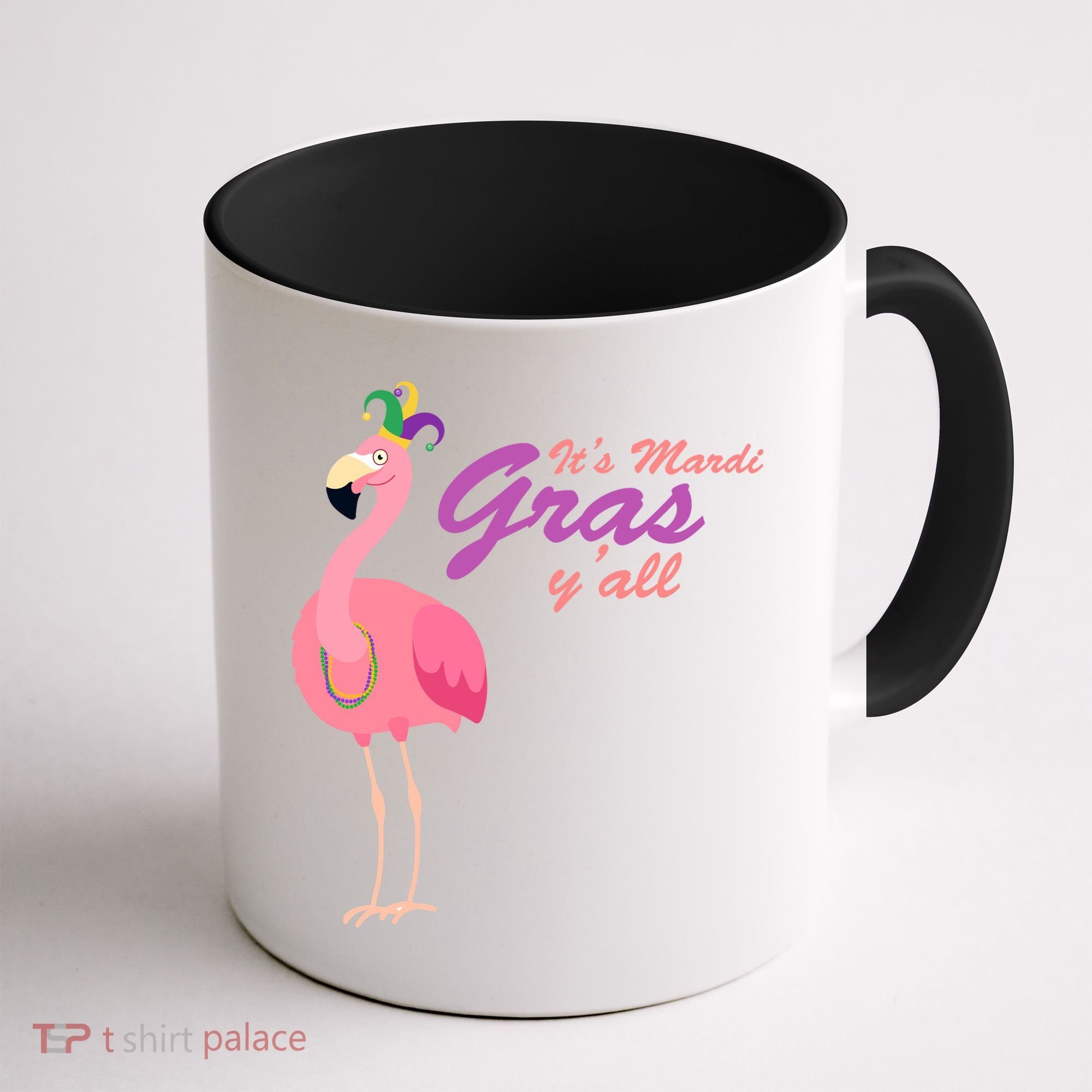 IT's Mardi Gras Flamingo Coffee Mug