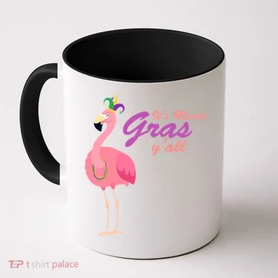IT's Mardi Gras Flamingo Coffee Mug