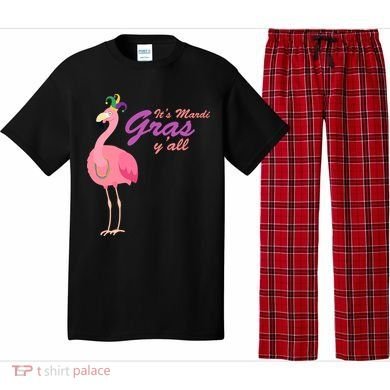 IT's Mardi Gras Flamingo Pajama Set