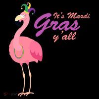IT's Mardi Gras Flamingo Women's Hoodie thumb 2