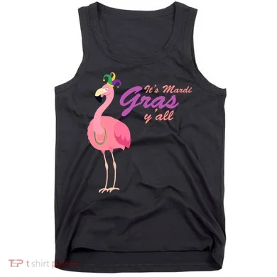 IT's Mardi Gras Flamingo Tank Top
