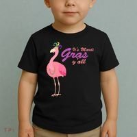 IT's Mardi Gras Flamingo Toddler T-Shirt thumb 2
