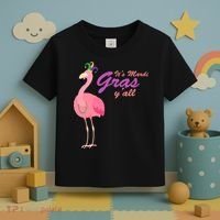 IT's Mardi Gras Flamingo Toddler T-Shirt thumb 3