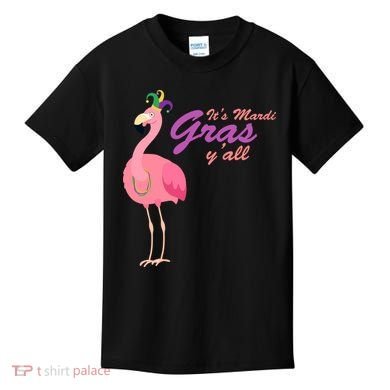 IT's Mardi Gras Flamingo Kids T-Shirt