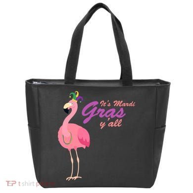 IT's Mardi Gras Flamingo Tote Bag
